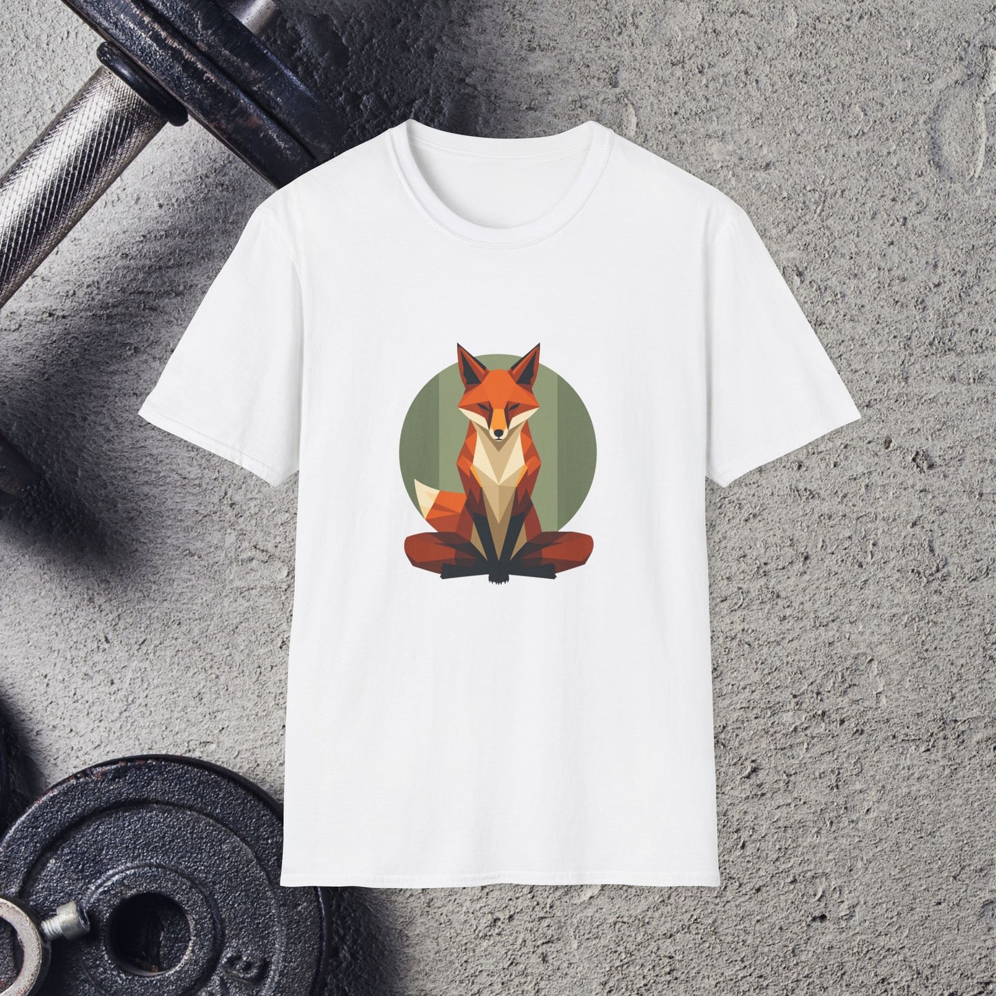 Meditating Fox.T-Shirt