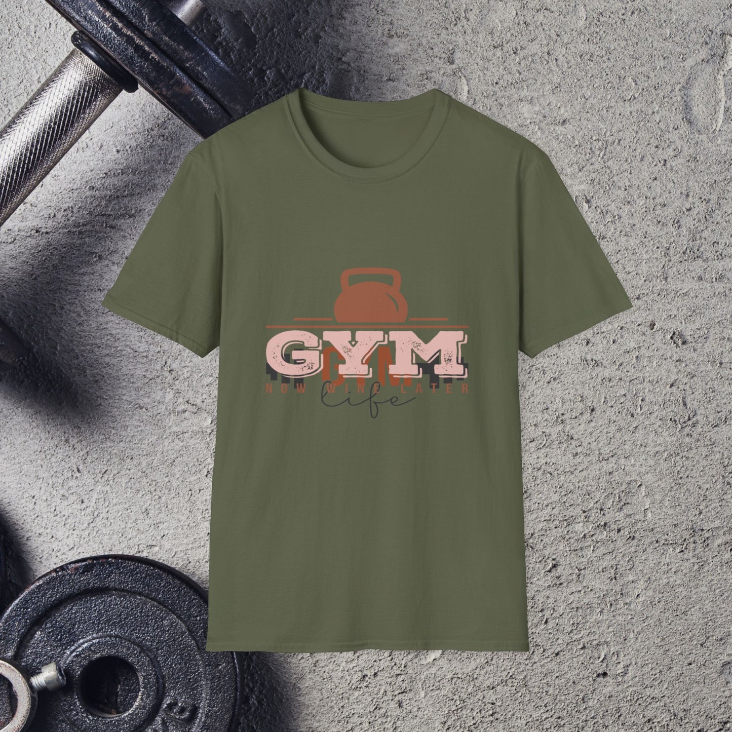 Gym Now Wine Later. T-Shirt