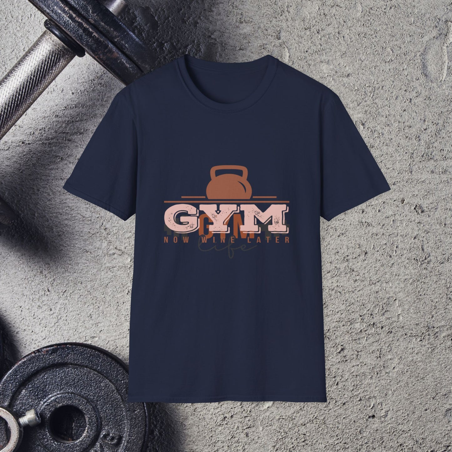 Gym Now Wine Later. T-Shirt