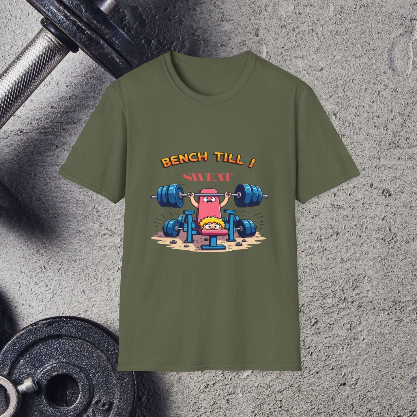 Bench Press Blues. T-Shirt