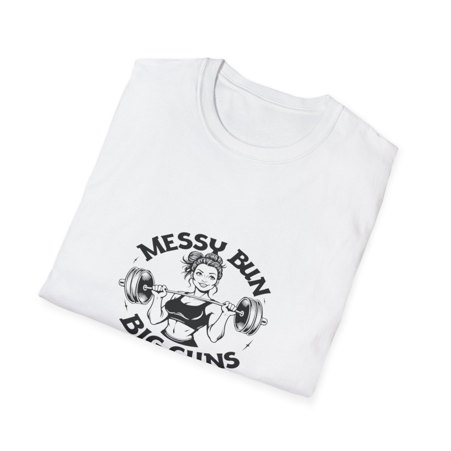 Messy Bun. T-Shirt