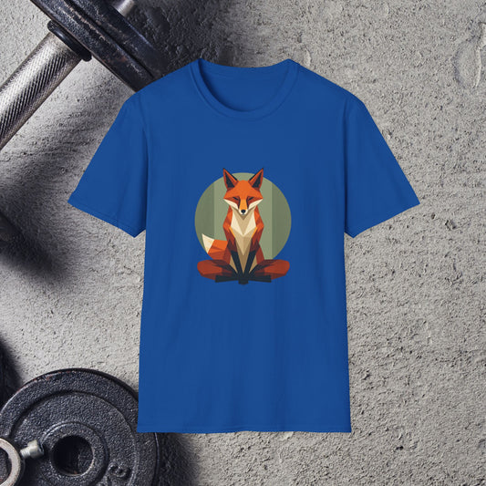 Meditating Fox.T-Shirt