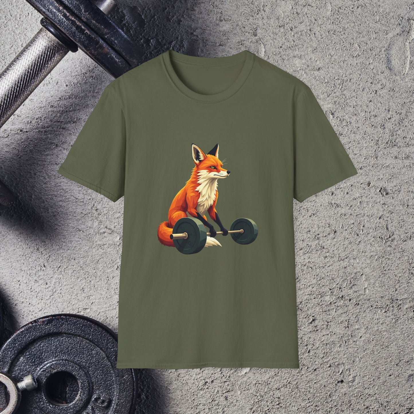 Retro Fox. T-Shirt