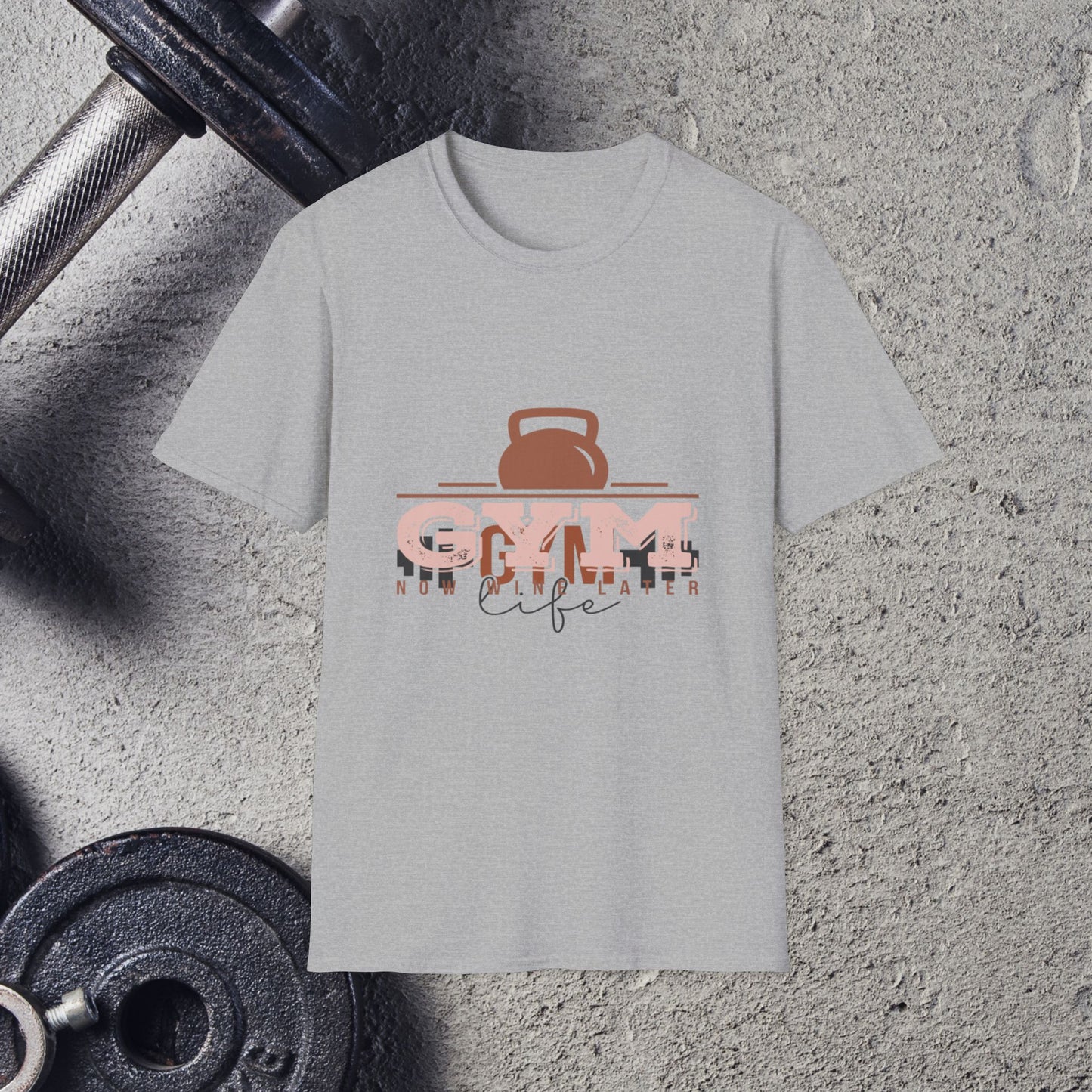 Gym Now Wine Later. T-Shirt