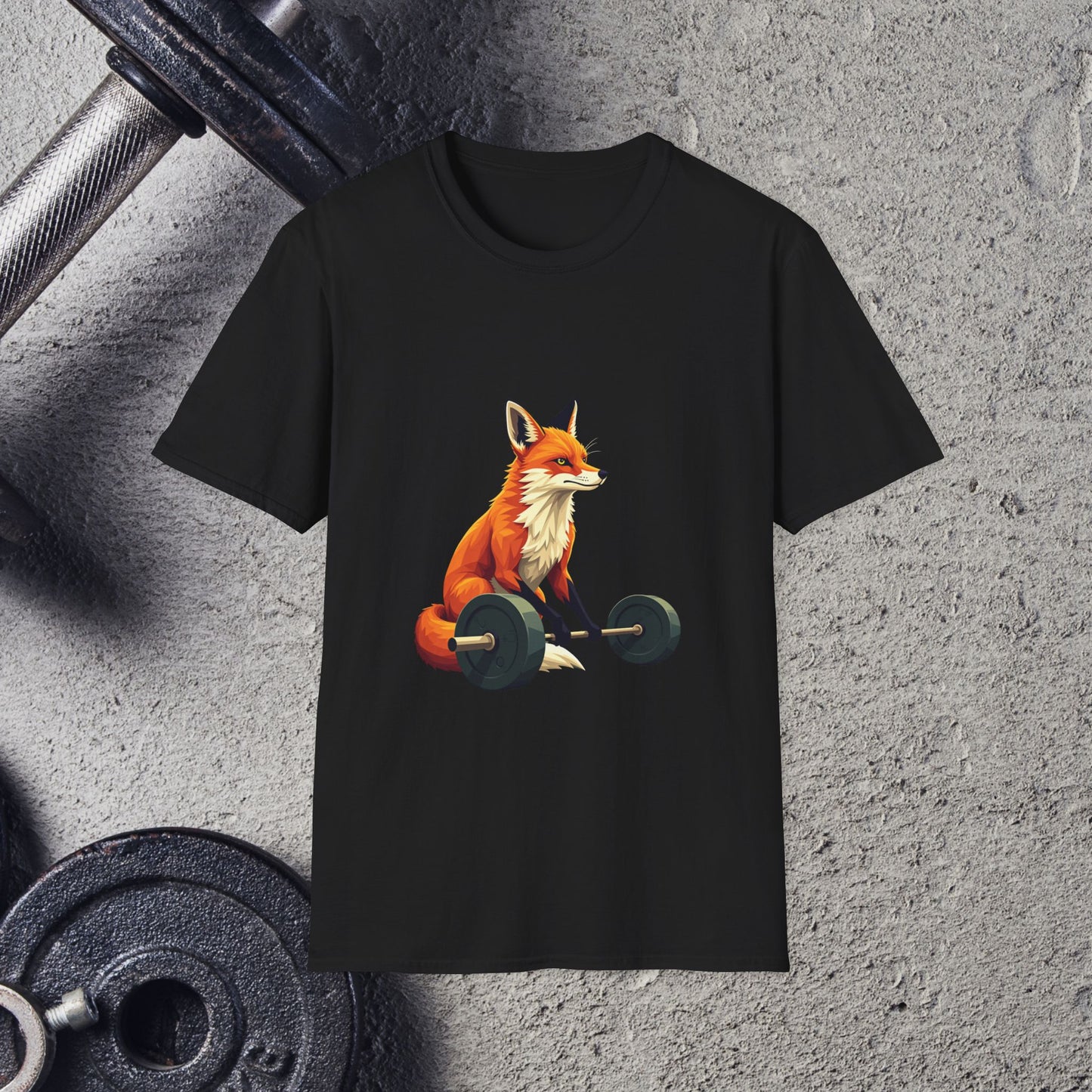 Retro Fox. T-Shirt