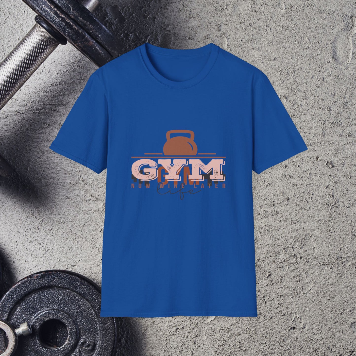 Gym Now Wine Later. T-Shirt