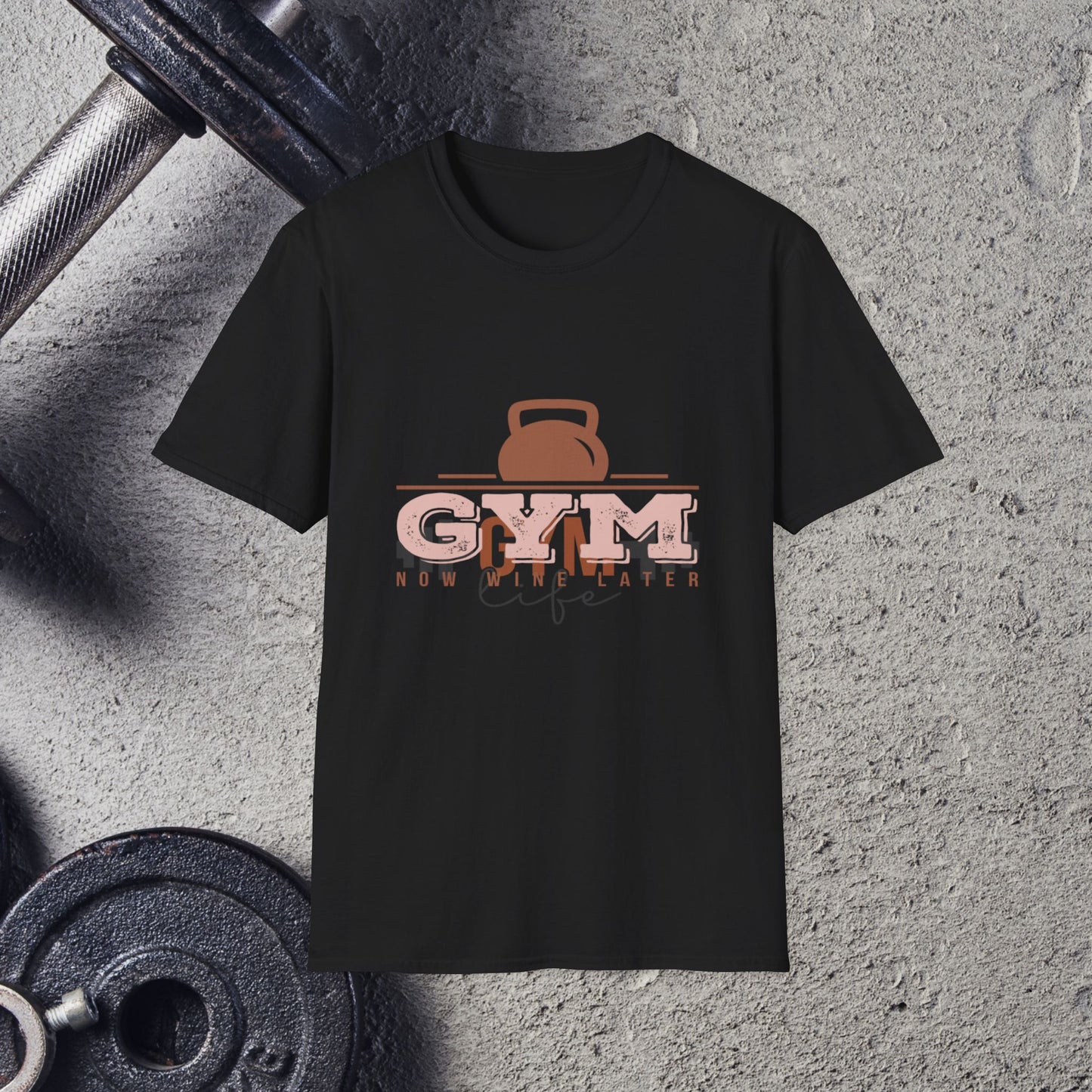 Gym Now Wine Later. T-Shirt