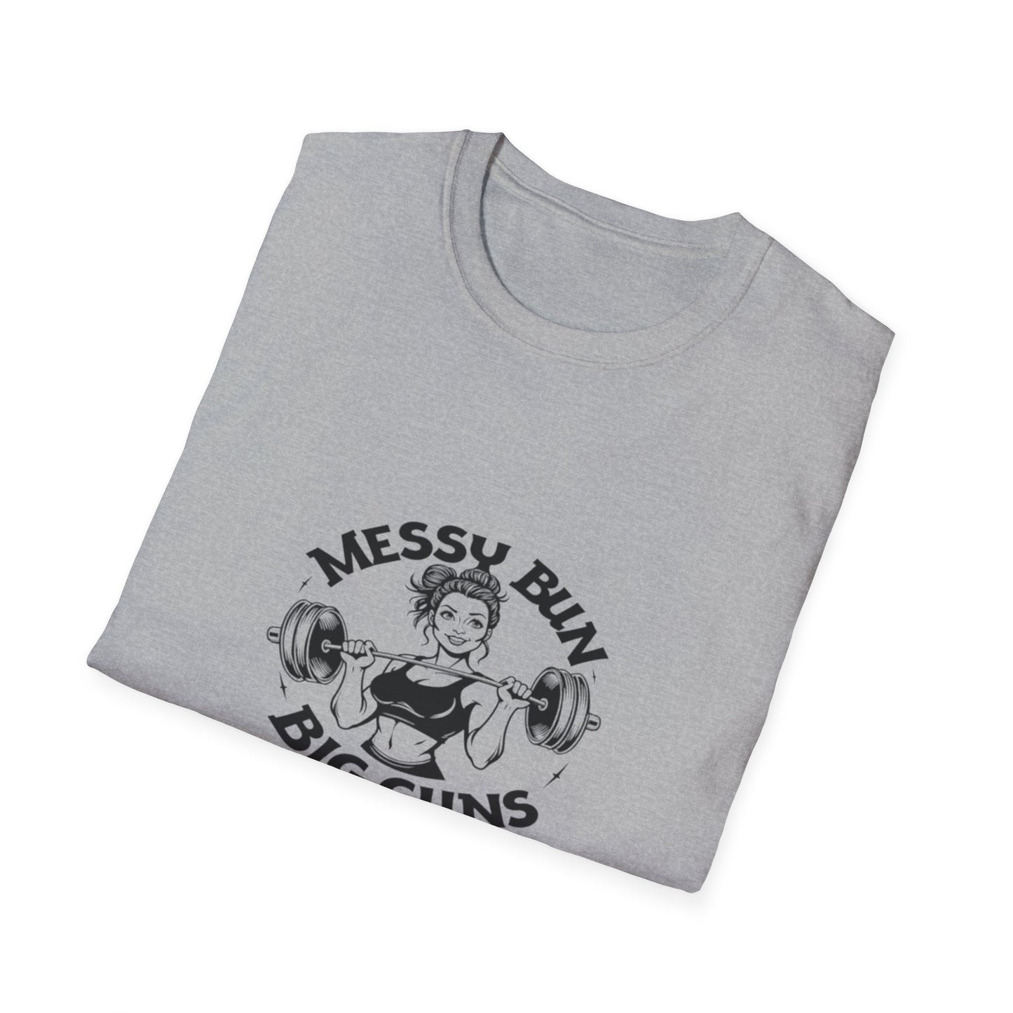 Messy Bun. T-Shirt