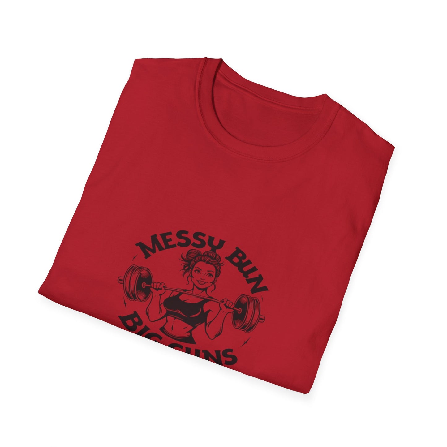 Messy Bun. T-Shirt