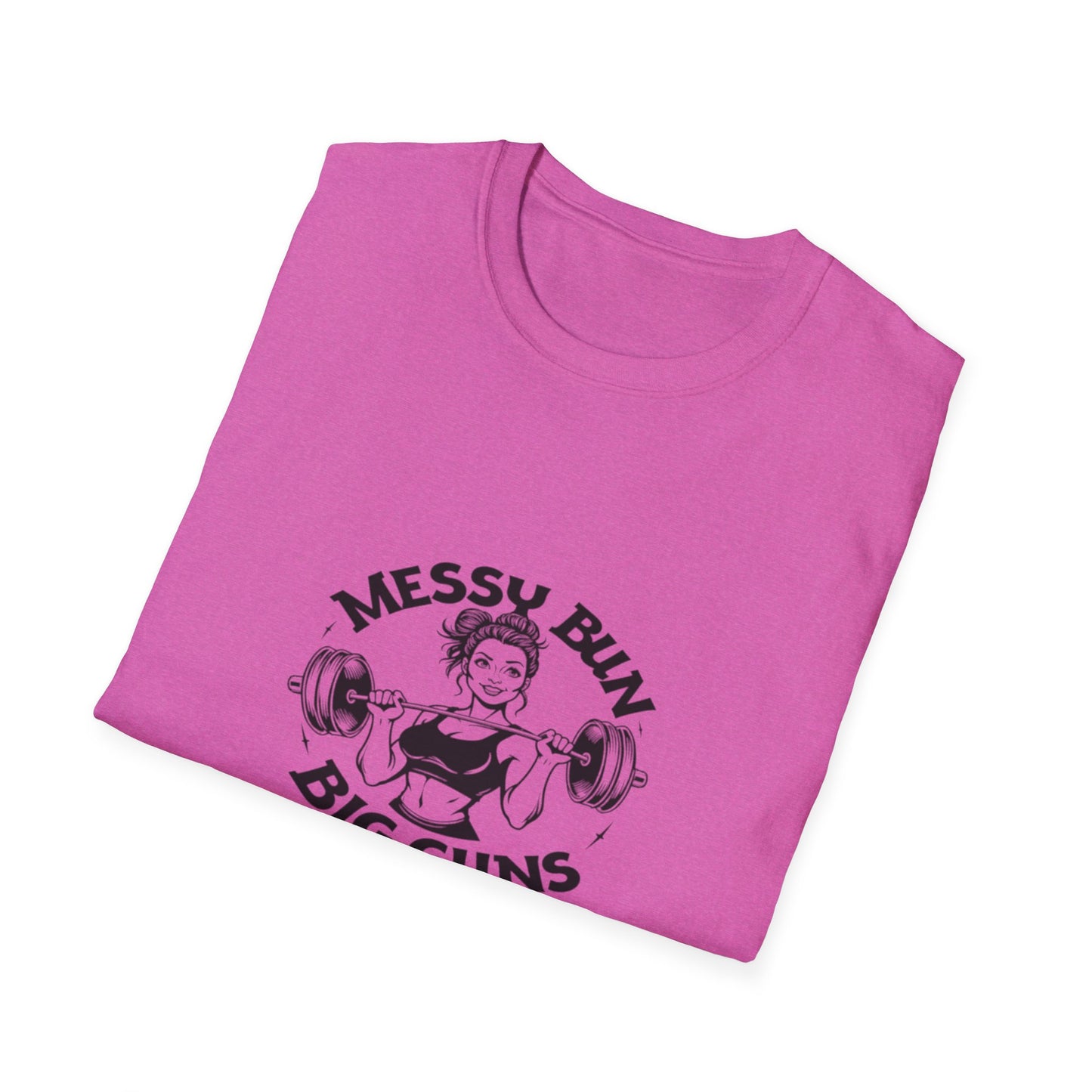Messy Bun. T-Shirt